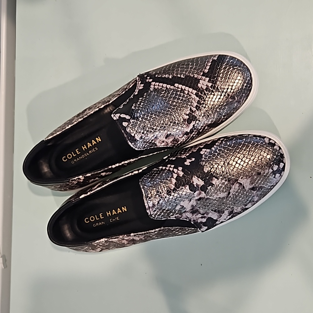 Cole Haan Grandpro  Slip-on Sneaker Soft Animal Print